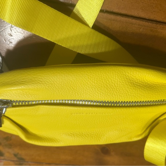 NWT Aimee Kestenberg Yellow Milan Bum Bag - Picture 5 of 10